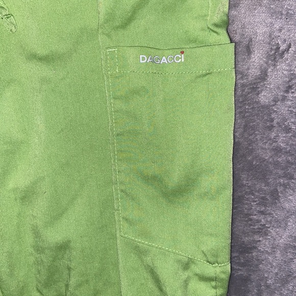 Dagacci Women’s Medical Scrub Pants Lime Green Size Medium - Picture 3 of 4